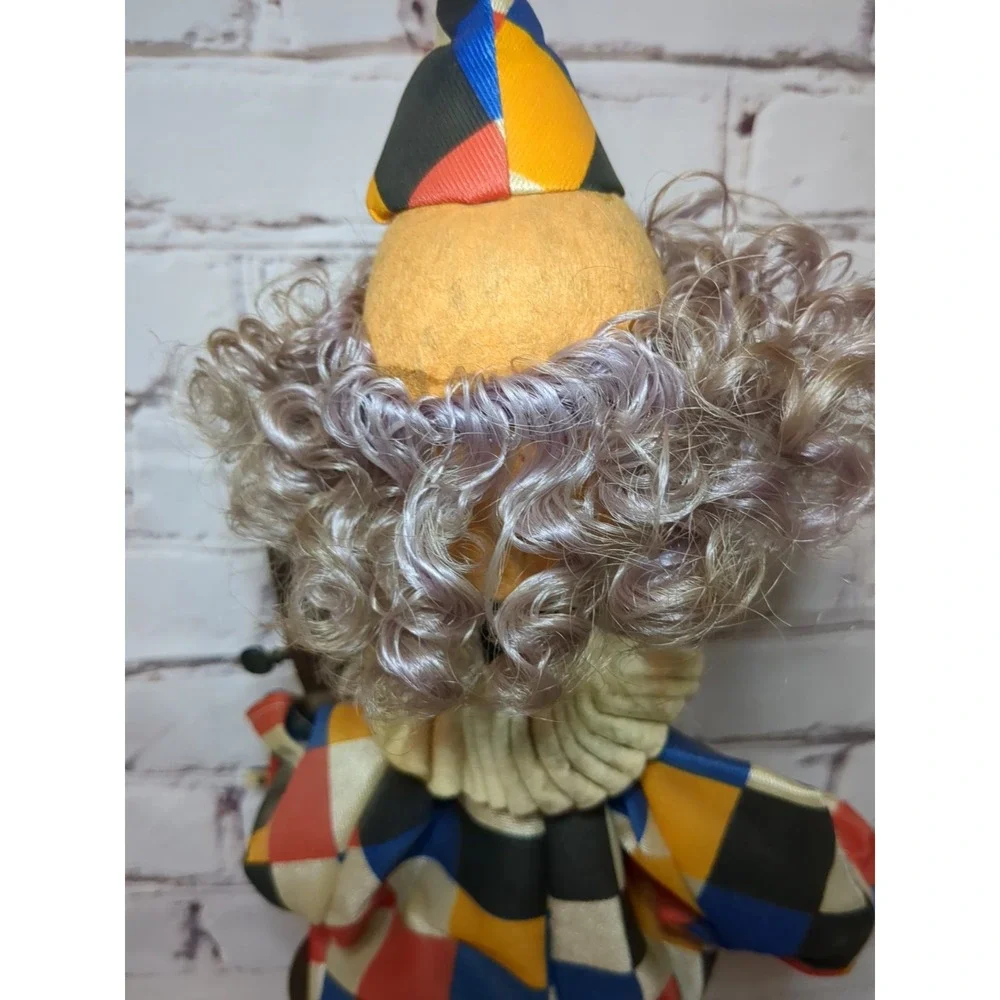 VINTAGE BUB NISTIS Hobo‎ Felt Clown With Violin from Barecelona Spain